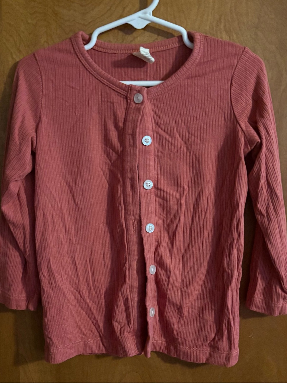 kate quinn size 2t dark rose color cardigan